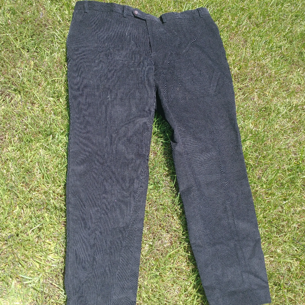 Very Handsome Lauren By Ralph Lauren Corduroy Navy Pants